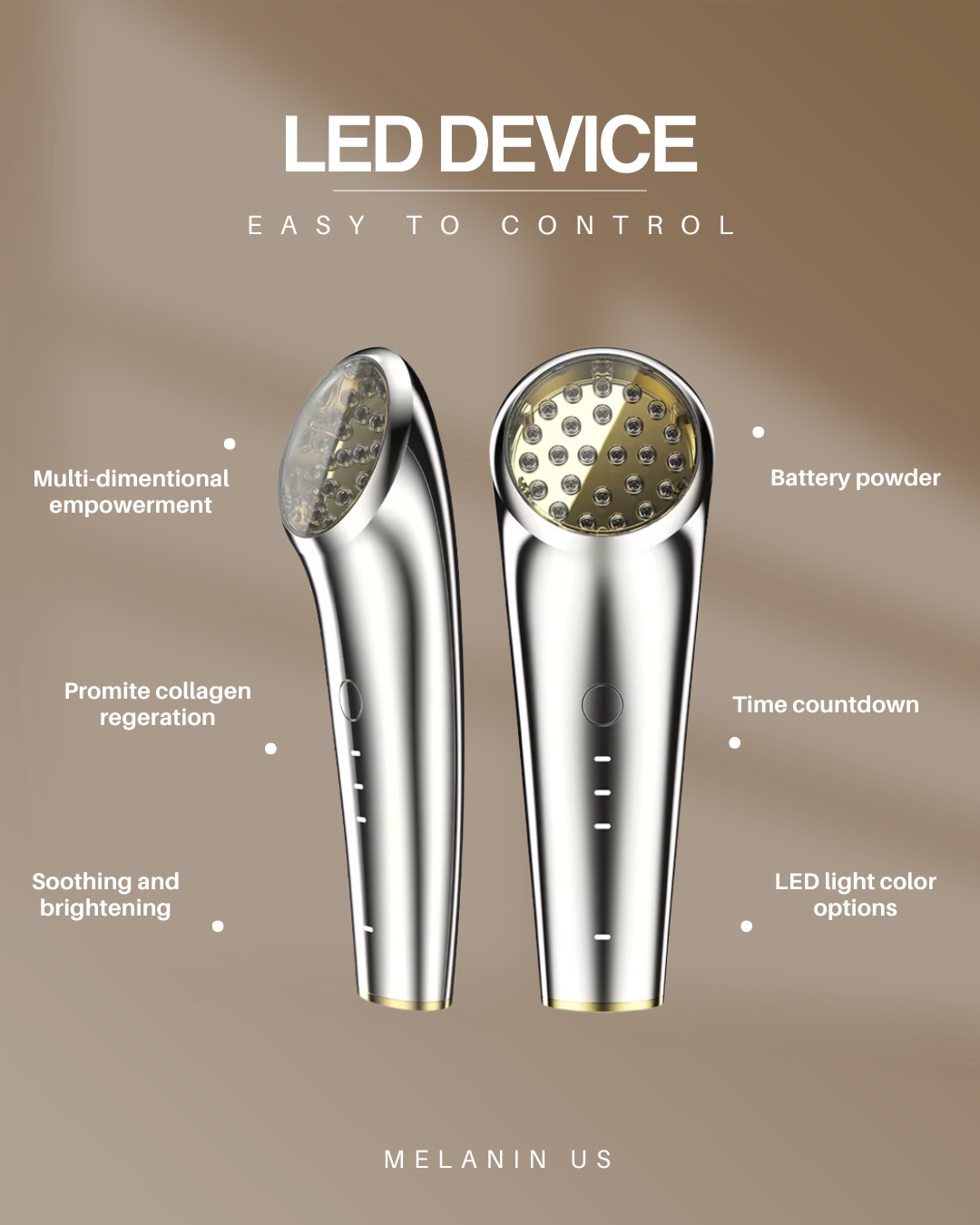 The Melanin LED Device