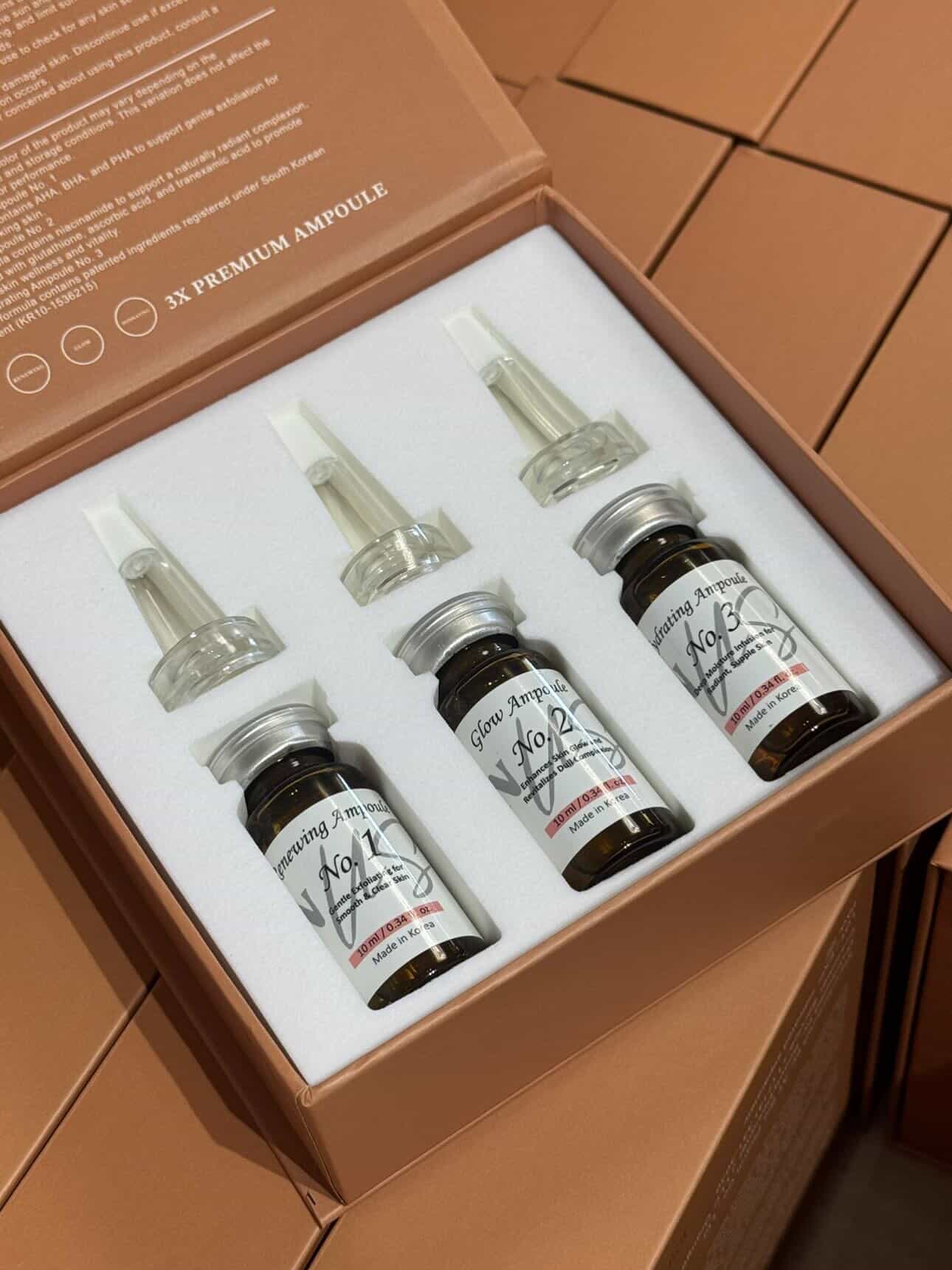 Melanin us ampoule sets